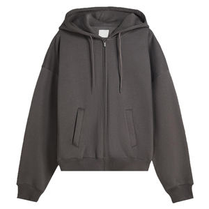 Sudadera de gran tamaño Unisex de alta calidad con capucha con logotipo personalizado 100% algodón ropa de calle de peso pesado hombres Top sudaderas con capucha hombro caído - Product Image 1