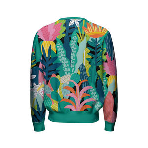 Sweat-shirt hawaïen d'automne pour hommes de style unique avec conception d'impression personnalisée à manches longues confortable et respirant - Product Image 2