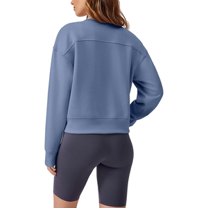 Breathable Printed Sweatshirt for <b>Women</b>, Casual Drop-shoulder <b>Women</b> Loose Fit Long Sleeve Pullover <b>Tops</b> Cute Soft Shirt - Product Image 3