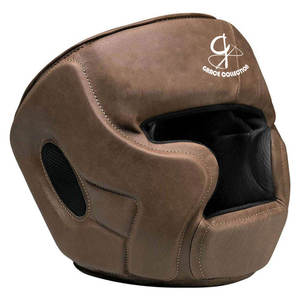 Protector de cabeza de cuero ligero, ropa protectora de lucha para boxeo, parches personalizados, protección de cabeza, protector de cabeza de boxeo - Product Image 1