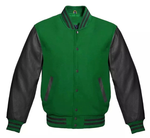 MOVA TEXTILES 2025 Chaqueta Varsity Premium para Hombre-Mangas Delanteras de Lana y Cuero Genuino en Todos los Colores - Product Image 6