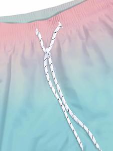 Short de bain à motif solide 100% coton pour hommes Pantalon de vêtements de plage d'été-Sexy Surf Board Trunks & Swim Suit - Product Image 3