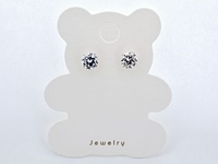 [KGD KOREA] Fabriqué en Corée, accessoires féminins de haute qualité, boucles d'oreilles à clous en or jaune super légères, taille émeraude, CZ, cadeau
