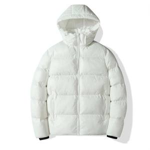 Venta al por mayor de alta calidad impermeable de talla grande de los hombres de lona ecológica High Street Down Chaquetas de fibra de poliéster con capucha Puffer OEM - Product Image 5