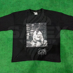 Camiseta Negra Extra Grande, Impresión de Serigrafía Personalizada, Ecológica, de Secado Rápido, Camiseta de Algodón para Hombre de Alta Calidad - Product Image 1