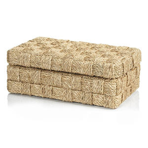 Cheapest Price <b>Stackable</b> Seagrass <b>Boxes</b> and Bins Room Arrangement Natural Stacking <b>Storage</b> Box - Product Image 1