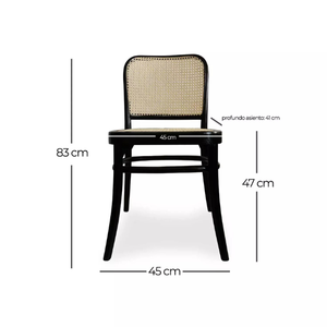 Chaise en bois au design moderne pour la salle à manger, la cuisine est prête pour l'exportation pour les appartements, villas, meubles de maison et de bureau fabriqués en Espagne - Product Image 5
