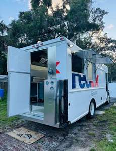 รถพ่วงขายอาหารเคลื่อนที่พร้อมกระจกและสแตนเลสสำหรับขายขนมและอาหารจานด่วน - Product Image 2