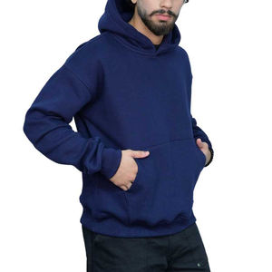 Sudadera con Capucha Personalizada para Hombre, Gruesa, 100% Algodón, Bordada, Estilo Urbano, Holgada, para Invierno y Gimnasio - Product Image 4