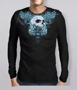 custom <b>mens</b> <b>long</b> sleeve <b>tshirt</b> 100%cotton graphic <b>tshirt</b> printing custom brand <b>Men's</b> T-Shirts - Product Image 6