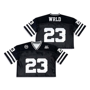 Maillot de football national cousu de qualité supérieure, prêt à être expédié, rouge, pour jeunes - Product Image 6