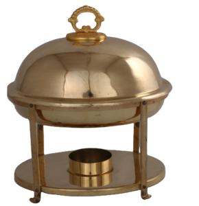 Plato de frotamiento de hotel de acero inoxidable con acabado en oro rosa con soporte para bodas y artículos de comedor de hotel plato S en Tarifa mayorista - Product Image 1