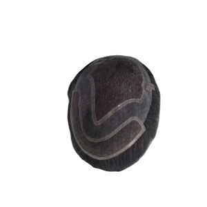 Peluca de Cabello Humano Virgen Remy Indio, Tupé con Ondas Naturales, Trama Única para Prótesis Capilares de Encaje - Product Image 6