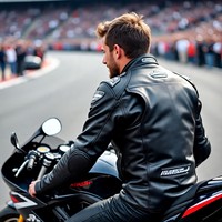 Veste en cuir blindée pour hommes | CE Pads épaules/coudes/dos | Vêtements de moto en gros