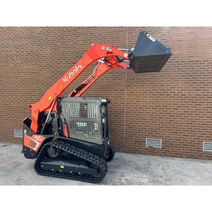Mini-chargeuse Kubota SVL65-2 avec godet frontal, couleur jaune, moteur diesel, capacité de charge nominale de 9 tonnes, boîte de vitesses - Product Image 3