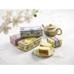 2 cái/hộp bao bì sẵn sàng để ăn hương vị thơm ngon Singapore tráng miệng bánh tươi peranakan dứa Shortcake