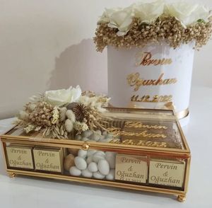 Boîte à bijoux en verre métallique vintage de qualité supérieure avec des accents élégants pour une solution de rangement élégante à la maison - Product Image 6