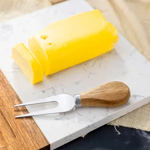 Vighizzolo Utensili Personalizzati per Formaggio, Tagliere in Acacia e Marmo, Gadget da Cucina - Product Image 2