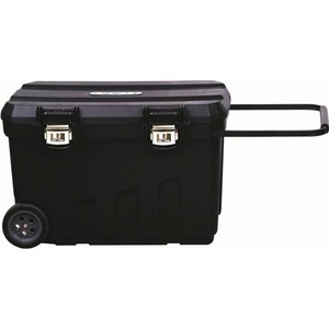 STANLEY Mobile Assembly Box W770xD490xH480 mm Plastic Utility <b>Cart</b> with Recessed Lid - Product Image 1