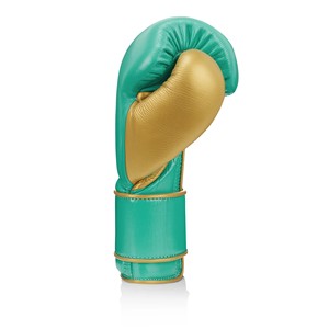 Venta al por mayor profesional de cuero real guantes de boxeo tamaños personalizados 8oz 12oz impermeable para cierre de correa de velcro para artes marciales - Product Image 3