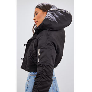 Veste bouffante en Nylon pour femmes, nouveau Design à la mode, Bomber chaud avec Logo personnalisé - Product Image 2