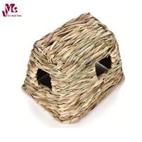 Lit de jeu rond en herbe de lapin écologique, tressé à la main en jonc de mer, fabriqué au Vietnam