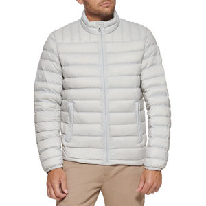 Hooded long <b>padded</b> coat for winter thick warm insulated quilted <b>thermal</b> outdoor fashion jacket for men - Product Image 4