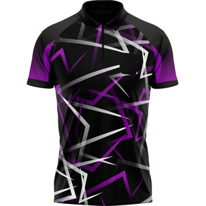 OEM personnalisé équipe bouton vers le haut Dart chemise de sport pour les hommes service Dart Jersey porter des chemises de fléchettes sublimé personnalisé - Product Image 5