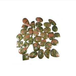 Pierre naturelle de haute qualité Unakite cristal mélange forme lâche pierres précieuses Cabochon guérison cristal pierres précieuses toutes les formes Cabochon - Product Image 4
