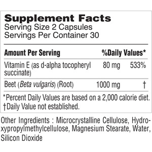 Capsules de racine de betterave de marque privée Capsules de poudre de racine de betterave pures sans OGM et sans gluten pour l'immunité digestive athlétique - Product Image 3