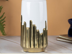 Florero de Metal de estilo americano para boda para sala de estar, porche, dormitorio, estudio, decoración de habitación, adornos y decoración artística - Product Image 2