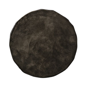 Tabouret d'appoint en métal coulé à la main en aluminium coulé Tabouret d'appoint rond Console incrustée d'os pour salon et chambre à coucher - Product Image 3