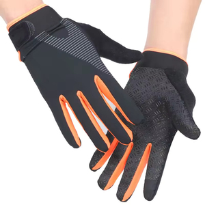 Guantes de ciclismo unisex de alta calidad con dedos completos, gran oferta, guantes de carreras de bicicletas con logotipo personalizado, Material de LICRA para hombres y mujeres - Product Image 5
