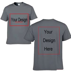 Camiseta personalizada de algodón para hombre, nombre de texto personalizado, Tsihrts, añade tu propio mensaje, camiseta de moda para hombre, talla más grande 4XL 5XL - Product Image 2