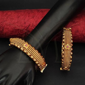 Proveedores de joyería antiguos de pulido de oro alto, hermoso diseño de lujo, ropa de fiesta, accesorios de joyería antigua, brazaletes, juegos de joyas - Product Image 1