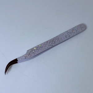 Pince à épiler faux cils pince à épiler personnalisée fournitures d'extension de cils pince à épiler à pointe de fibre - Product Image 3