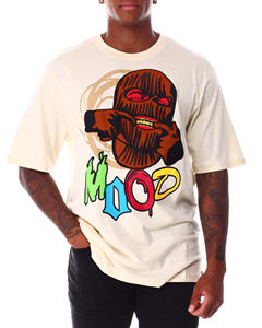 T-shirt à épaules tombantes 100% coton biologique dernier cri Streetwear surdimensionné à séchage rapide avec finition teinte unie et longueur courte - Product Image 1