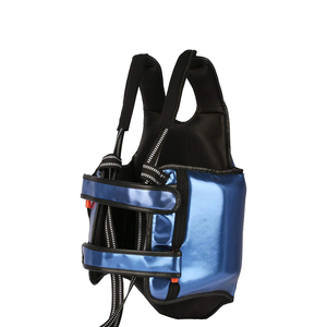 Coussin de protection des côtes du haut du corps en cuir réglable de haute qualité pour le karaté MMA Taekwondo-Caractéristiques de sécurité haut de gamme - Product Image 2