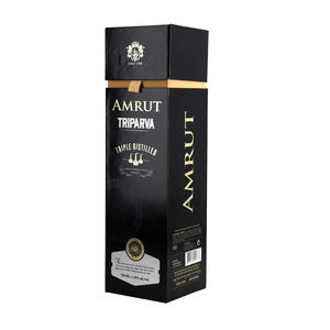 Emballage de bouteille en papier kraft boîte cadeau écologique stratification mate gaufrage doublure éponge pour bouteilles simples/doubles marron - Product Image 2