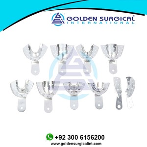 Plateau d'empreinte dentaire orthodontique en alliage d'aluminium, plateaux d'empreinte dentaire, instruments dentaires en aluminium - Product Image 5