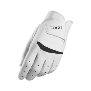 Nueva llegada logotipo personalizado de la mejor calidad logotipo personalizado mejor piel de cordero al por mayor precio transpirable antideslizante guante de golf - Product Image 4