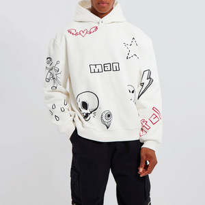 Vente directe d'usine couleur unie sweat-shirt logo personnalisé sweats à capuche unisexe hommes sweats à capuche pour hommes mode sweats à capuche pour hommes à bas prix - Product Image 3