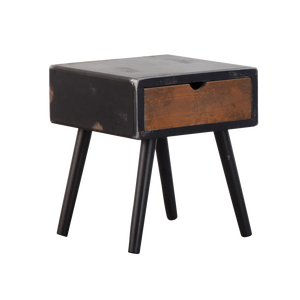 Mesita de noche de madera maciza de Hollywood - Product Image 1