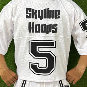 Ropa de baloncesto de diseño personalizado, conjunto de Camiseta deportiva y pantalones cortos, uniforme de baloncesto de entrenamiento para hombres, camiseta de baloncesto transpirable para Unisex - Product Image 3