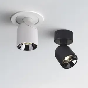 ไฟสปอตไลท์ LED ปรับได้ Faylon รุ่นโมเดิร์น แบบติดตั้งบนพื้นผิว แสงวอร์มไวท์ CCT COB สำหรับสำนักงาน ห้องนอน โรงแรม ได้รับการรับรองมาตรฐาน ROHS - Product Image 4