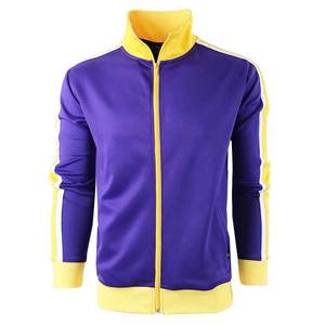 Nuevo producto al por mayor, chaqueta transpirable de poliéster Spandex con cremallera frontal y cuello levantado para hombres, chaquetas para hombres - Product Image 3