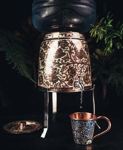 Distributeur d'eau en cuivre classique avec robinet anti-fuite pour un stockage sûr de l'eau potable, utilisation quotidienne à la maison et en cuisine - Product Image 5