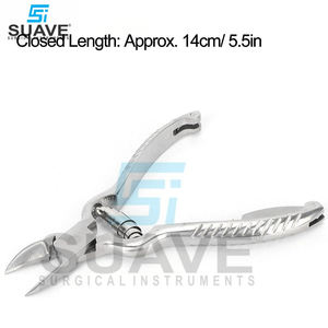 SUAVE SURGICAL INSTRUMENTS 12cm Stainless Steel Piglet Clipper Reusable Pig Teeth Cutter to Prevent <b>Biting</b> - Product Image 4