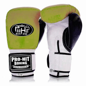 ถุงมือชกมวยสำหรับผู้ชายถุงมือหนังแท้พิมพ์ลายใส่สบาย - Product Image 4