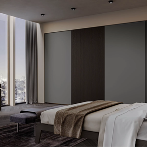 Armario de Dormitorio de Madera de Diseño Europeo Personalizado JY con Puertas Corredizas, Estilo de Lujo RTA, Garantía de 5 Años - Product Image 5